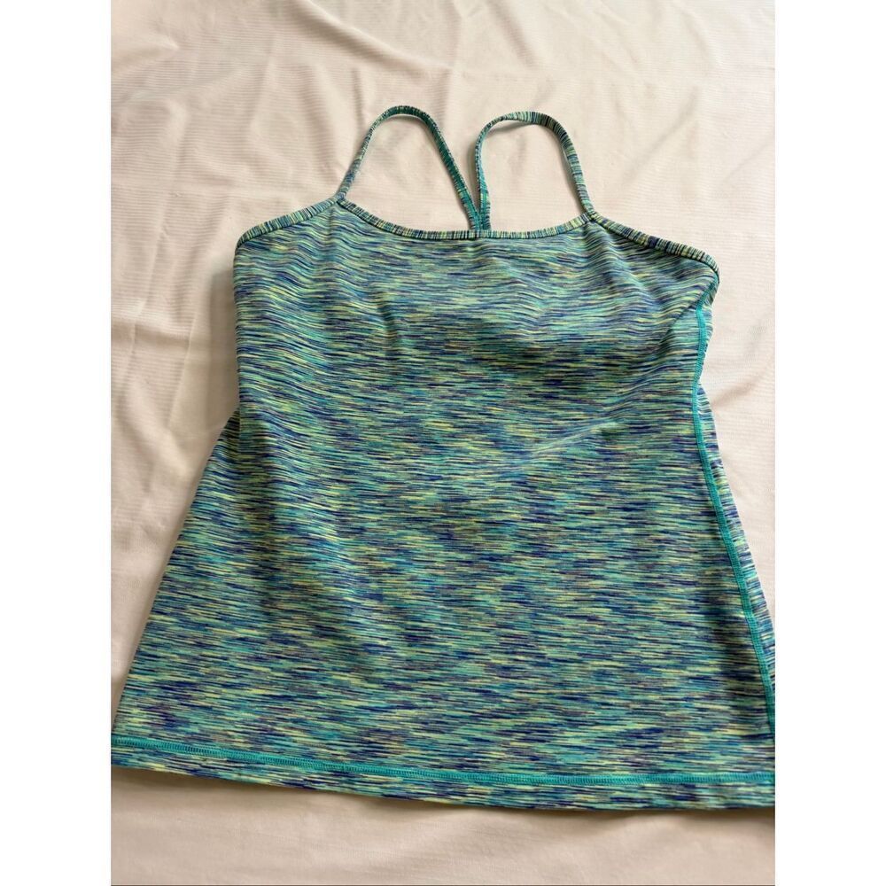 Lululemon Multicolor Spaghetti Strap Tank Top Size 10